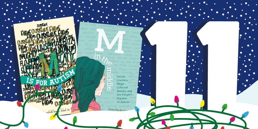 JKPAutism's tweet photo. Day 11 of #JKPadvent brings you not one but TWO awesome YA novels written for and by girls with autism!
#MisforAutism & #MintheMiddle follow 'M' as she navigates the highs & lows of school, home, friendships & boys.
Read reviews and buy copies here - https://t.co/KiBxOCX6TS https://t.co/SI9DdNrl5D