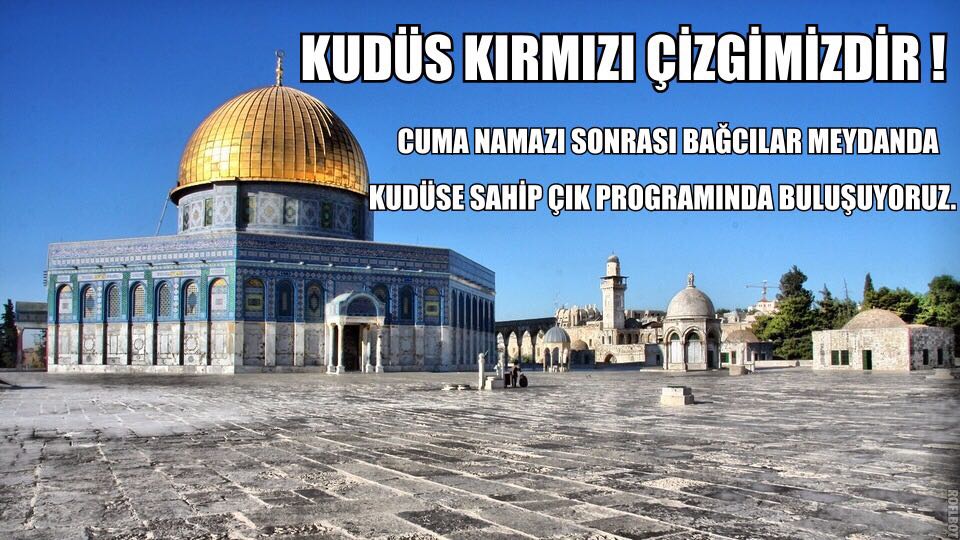 yaseminsayan's tweet photo. #KudüsBağcılarSeninle  @ibrahimsahin582 @DailyNews_TR @SelimTemurci @AvMeydan @YavuzzKurt https://t.co/mn0FIRJBGm