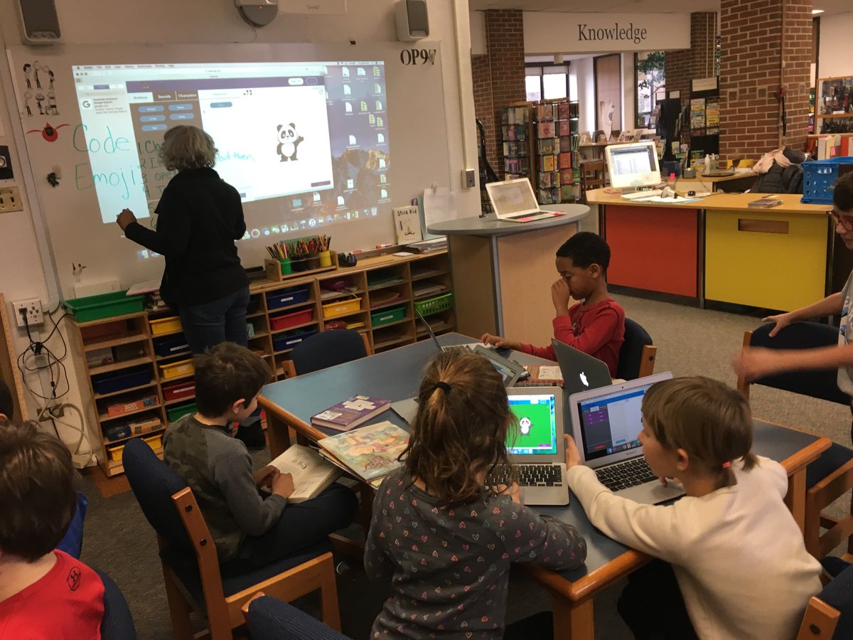 amybhappy's tweet photo. Library at Mann School is fun! Thank you Mrs. Robinson! #mannlibrary https://t.co/jzH5lWcbpG
