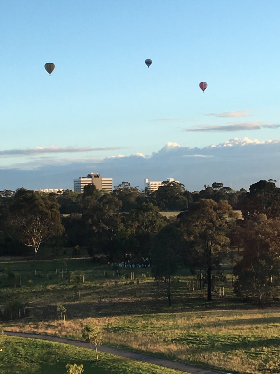 Early morning view from KidGen Conference at The  Royal Children’s Hospital Melbourne, where we’re hearing the sky’s the limit for the future of genetic medicine. #PKDAustralia