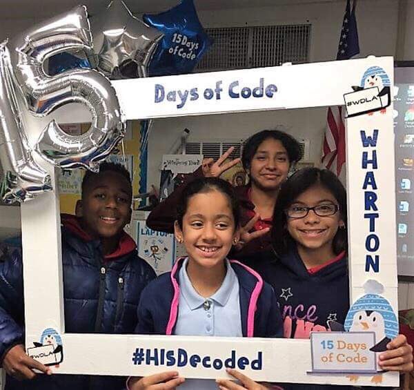 WhartonDual's tweet image. Wharton is coding!  #15DaysofCode #HISDecoded  @HoustonISD