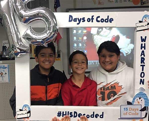 WhartonDual's tweet image. Wharton is coding!  #15DaysofCode #HISDecoded  @HoustonISD