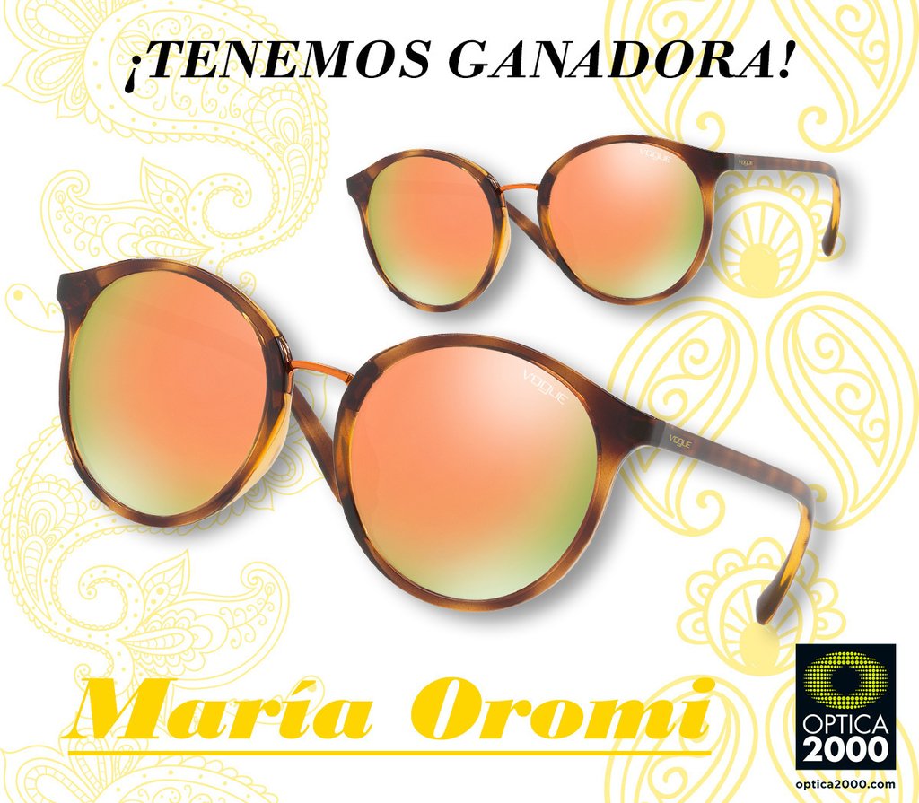 tsnb_'s tweet photo. Ya tenemos la ganadora de las flamantes y súper divinas gafas Vogue que @optica2000eci ha sorteado para los fans de The Shopping Night Barcelona.
¡Felicidades Maria Oromi por participar!
Tú y tu amiga Clara Estefanell estaréis... ¡¡DIVINES!!
😎😎 https://t.co/jQY9yCrZzG https://t.co/LuZ8N7mf8X