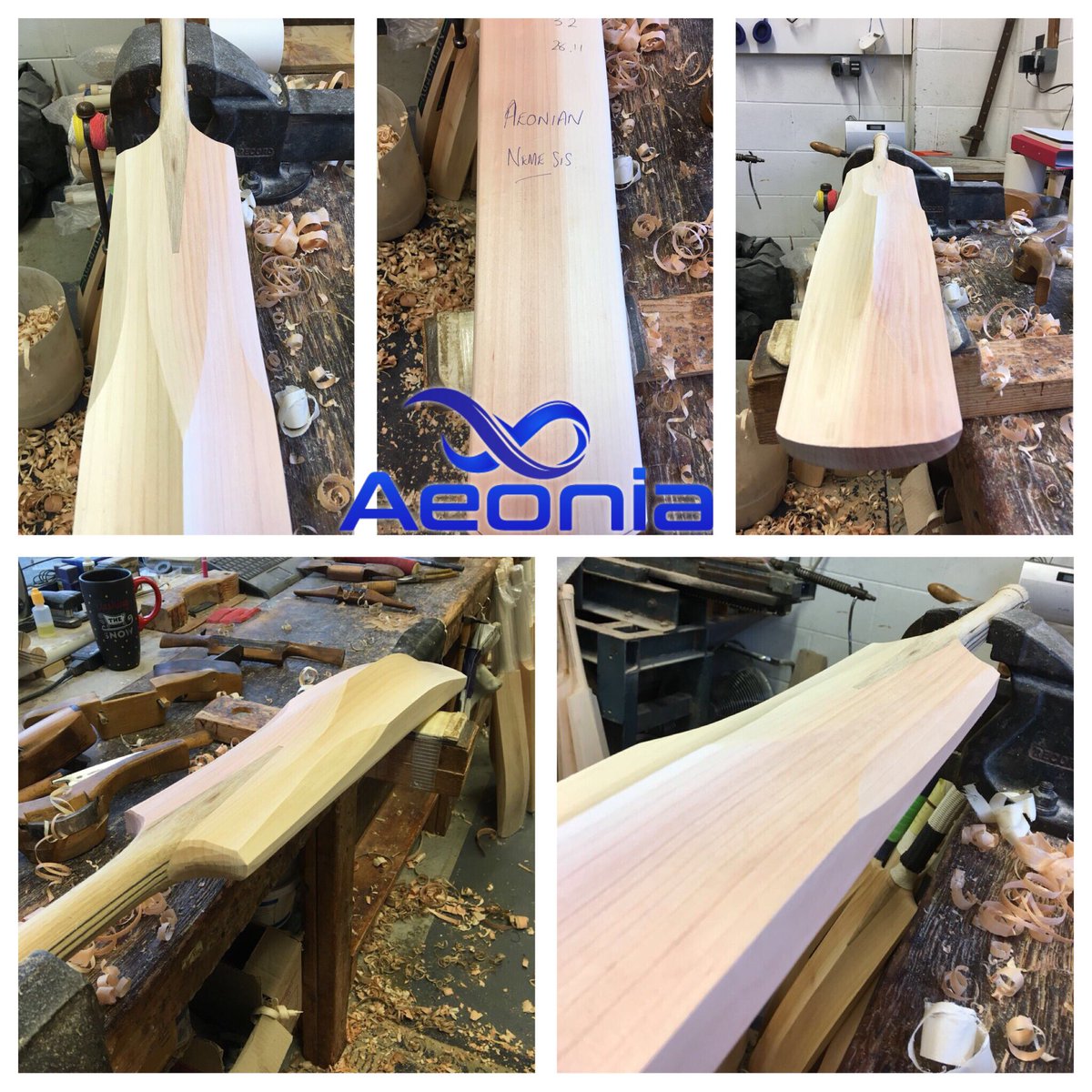 AeoniaActive's tweet photo. Aeonia are excited to be working with one of the best bat makers in the UK. We are trying to push boundaries in bat shapes and our custom bats can be made to your exact requirements. Our experienced cricket bat experts can help you find what you want. https://t.co/uiBDatGcA3