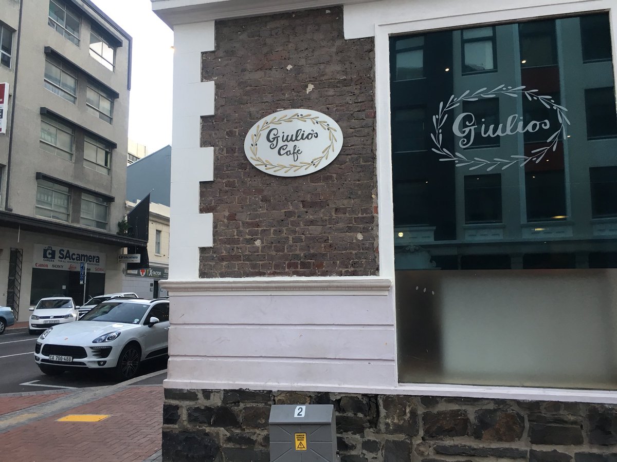 YesReallyAngel's tweet photo. Out here in air conditioning and deliciousness at the @GiuliosCafe #VIPMediaLaunch https://t.co/8uOwwe3CHG