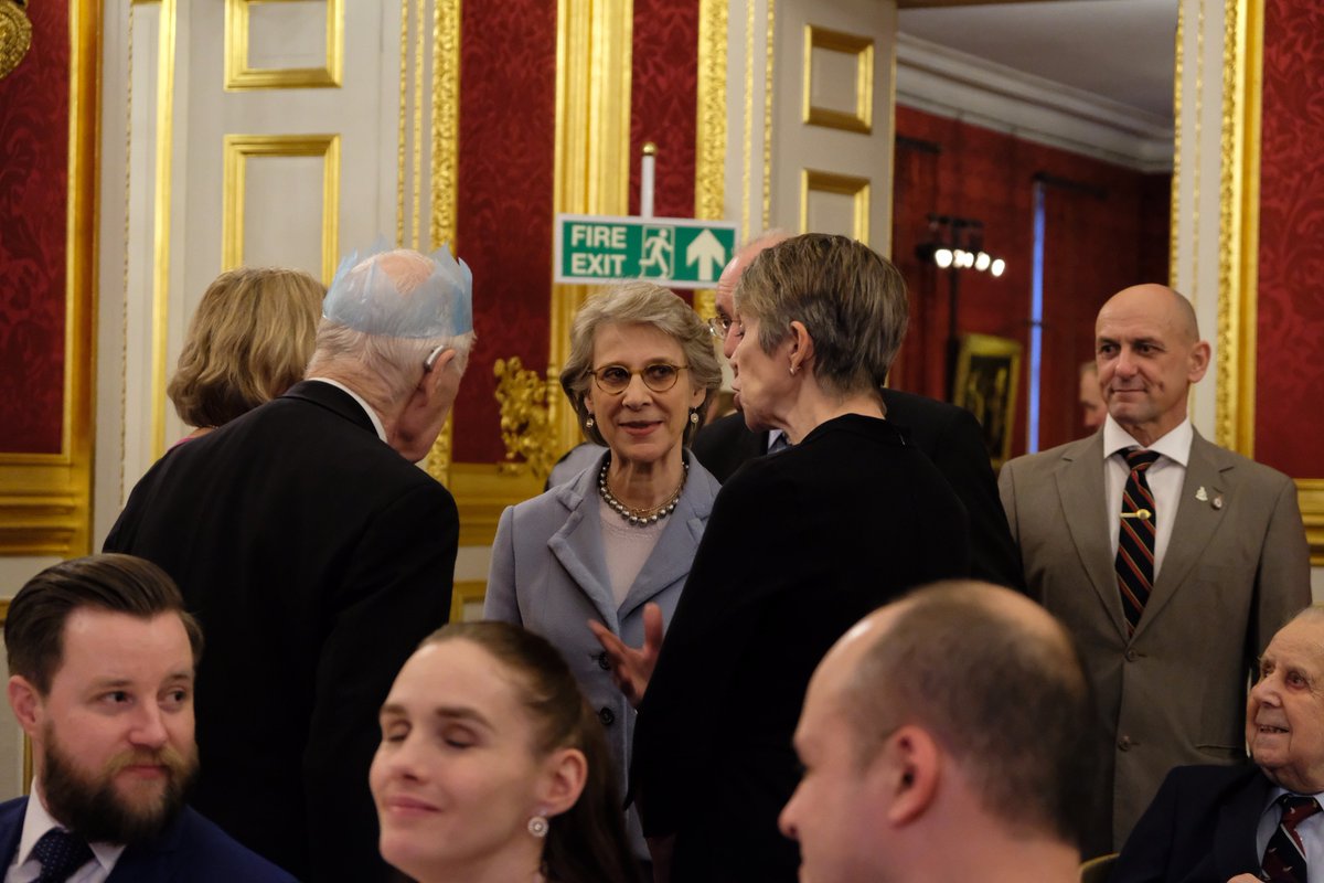 The Duchess of Gloucester meets today's guests & hears how @nfassociation has supported them over the years.