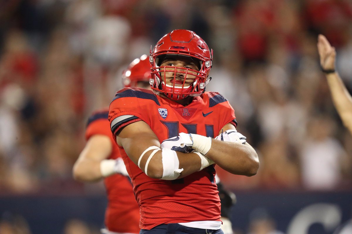 ArizonaFBall's tweet photo. The AP released its All-Pac-12 teams this morning. 

Congrats to all of our honorees:

Newcomer of the Year:
QB Khalil Tate 

2nd Team:
C Nathan Eldridge
DE Kylan Wilborn
CB Jace Whittaker https://t.co/C03q8v8X6a