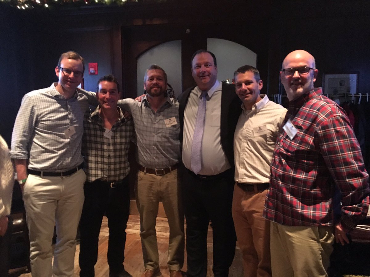 YHSDeGennaro's tweet photo. Big Johns Hopkins Men's Lacrosse alumni event held last night in NYC & #YorktownCSD was well represented.(LT to RT) Chris Watson (YHS 2001), Brian Carcaterra (1995), Rob Doerr (1995), Head Coach Dave Pietramala, Brian Kuczma (1993) & Dave Marr (1992).๐ฝ๐#LaxLegends #Huskers4Life https://t.co/1wELfsbph9