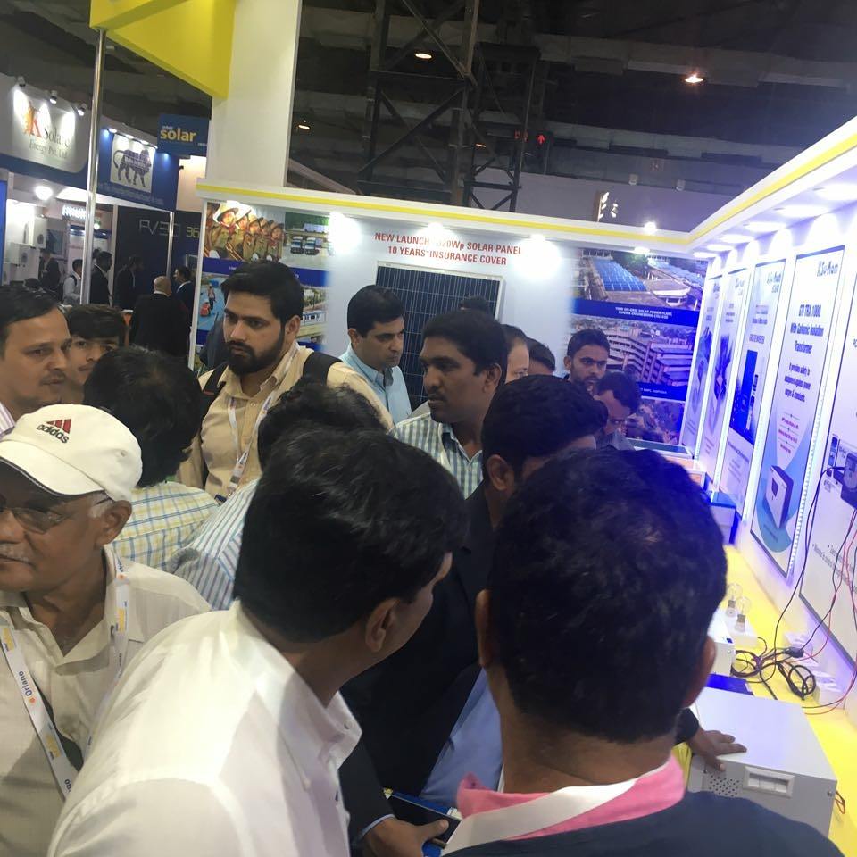 SukamIndia's tweet photo. #Day3 : A huge crowd at the third and last day of @Intersolar Exhibition at Su-Kam booth no. 1831.
Technology at its best..!! Engaging more & more people..!!
#SolarEnergy #RenewableEnergy #SukamSolar
#Intersolar2017 #GoSolarWithSukam https://t.co/asRNleQfgC