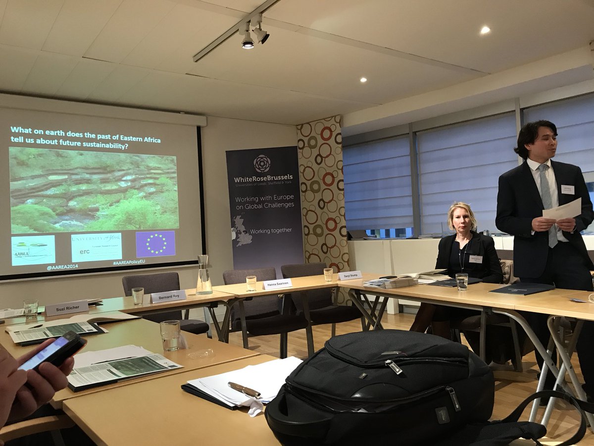 Great day <a href="/WhiteRoseBxl/">White Rose Brussels</a> exploring the role #archaeology can play for future #SustainableDevelopment <a href="/aarea2014/">AAREA Project</a> <a href="/Oxfam/">Oxfam International</a> <a href="/YorkEnvironment/">Department of Environment and Geography</a> @UoYGlobal