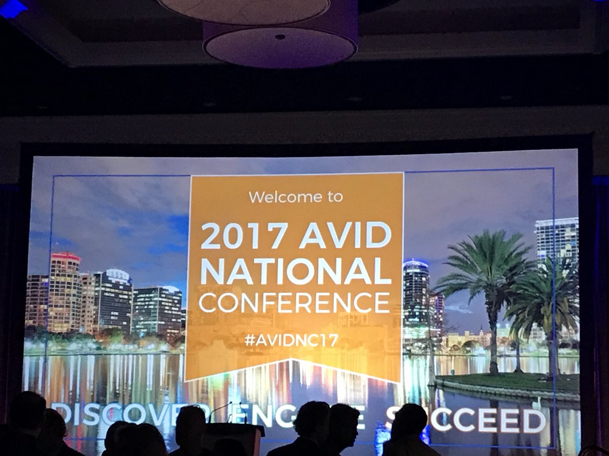 lead4change5's tweet photo. Always great PD at #AVIDNC17 #openingaccess @Wheeling_Cats https://t.co/296fZ47fN7