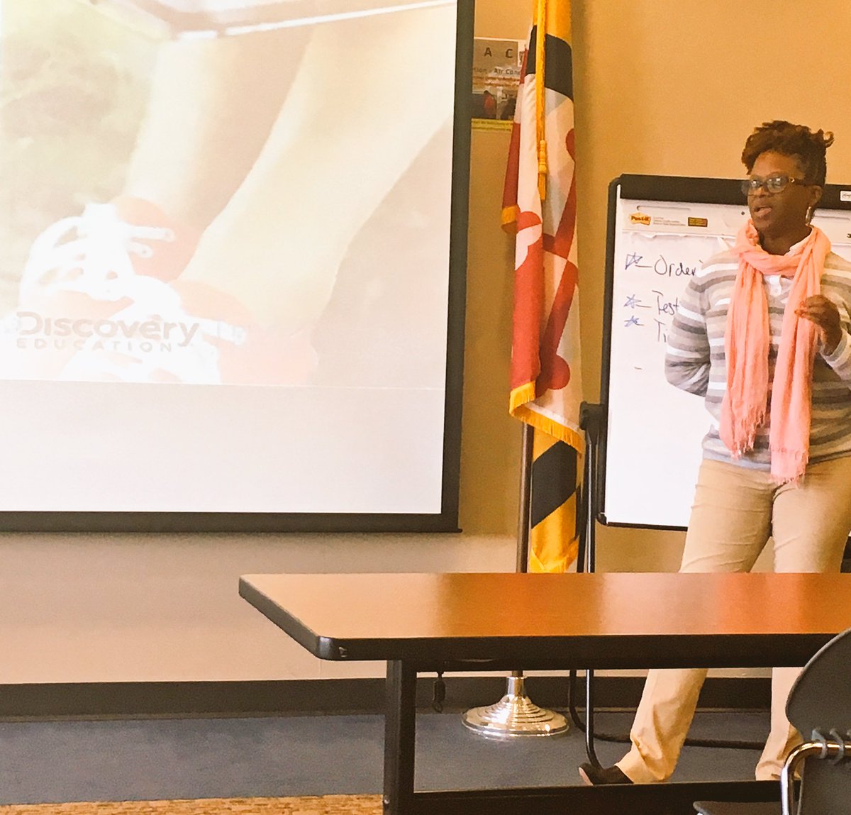 STOVER_STANDARD's tweet photo. DCPS partnership with @DiscoveryEd. Using Media to Support Comprehension. Enjoyed working with Ts today as they work collaboratively infusing #Technology. #chuncking #CloseReadwVideo #GraphicOrganizer #Visualizing #MakingConnections #TextDependent https://t.co/oeVQUQM7RT