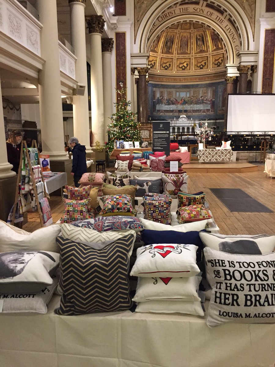 KoestlerArts's tweet photo. Tonight we’re delighted to be invited by @finecellwork to their Christmas sale #StPeters #NottingHill Pop in tomorrow 10-4pm to buy their amazing #HandmadeInPrison crafts #prison #cushions #gifts https://t.co/yKEp7edem0