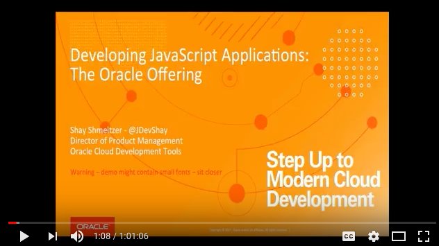 ShayOracle's tweet photo. A recording of "Developing #JavaScript Applications: The #Oracle Offering" I presented at #KScope17 - many other sessions on the #ODTUG channel https://t.co/H3jQKnxXxV https://t.co/veGQqyC1xv