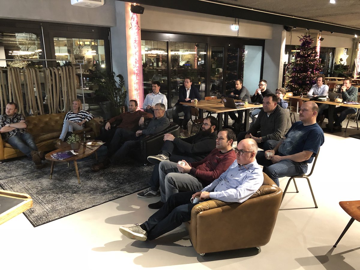 DutchALMUG's tweet photo. . @kverhaar running the show on #VSTS UI extensions! Including #handson labs for the participants! https://t.co/x0ET6rLfFd