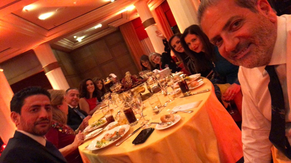 Brillant lebanese award gala dinner jury table