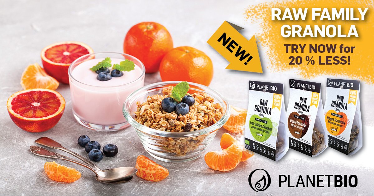 PlanetBioEU's tweet image. Trying new things ... #handmade in #Slovenia from the best quality ingredients! @PlanetBioEU Family Raw Granola. Will you try it? planetbio.eu