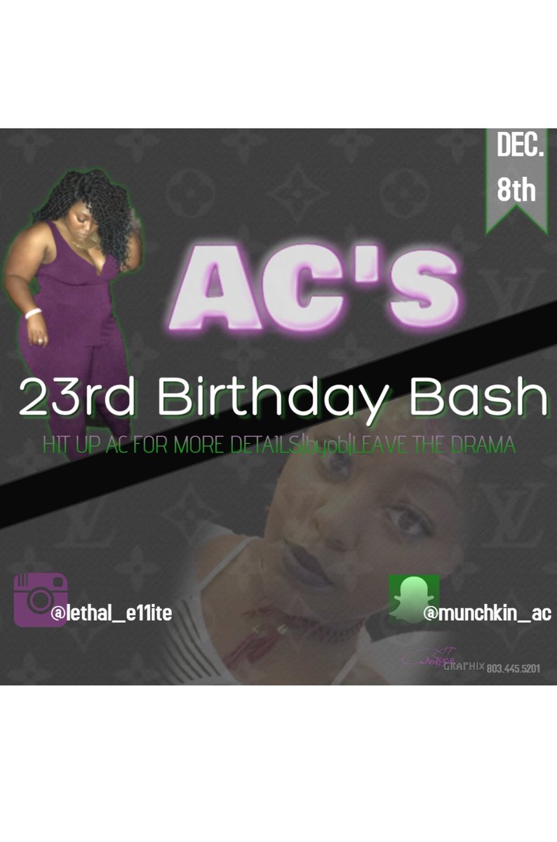 TheAuroraFever's tweet photo. 🎀AC’s Bday Bash
🗣Calling the whole #CCU🌊
For location hit @lethal_e11ite📍
👮🏽no bs 🚓
🥂B.Y.O.B 
CashApp: $e11ite for gift 🎁 
ᴛʜɪs ɪs ᴛʜᴇ ᴡᴀᴠᴇ 📡|#imtoolit|#ccu #costalcarolina #ccu21 #ccu20 #ccu19 #ccu18 #hgtech https://t.co/yMkmDmzraw