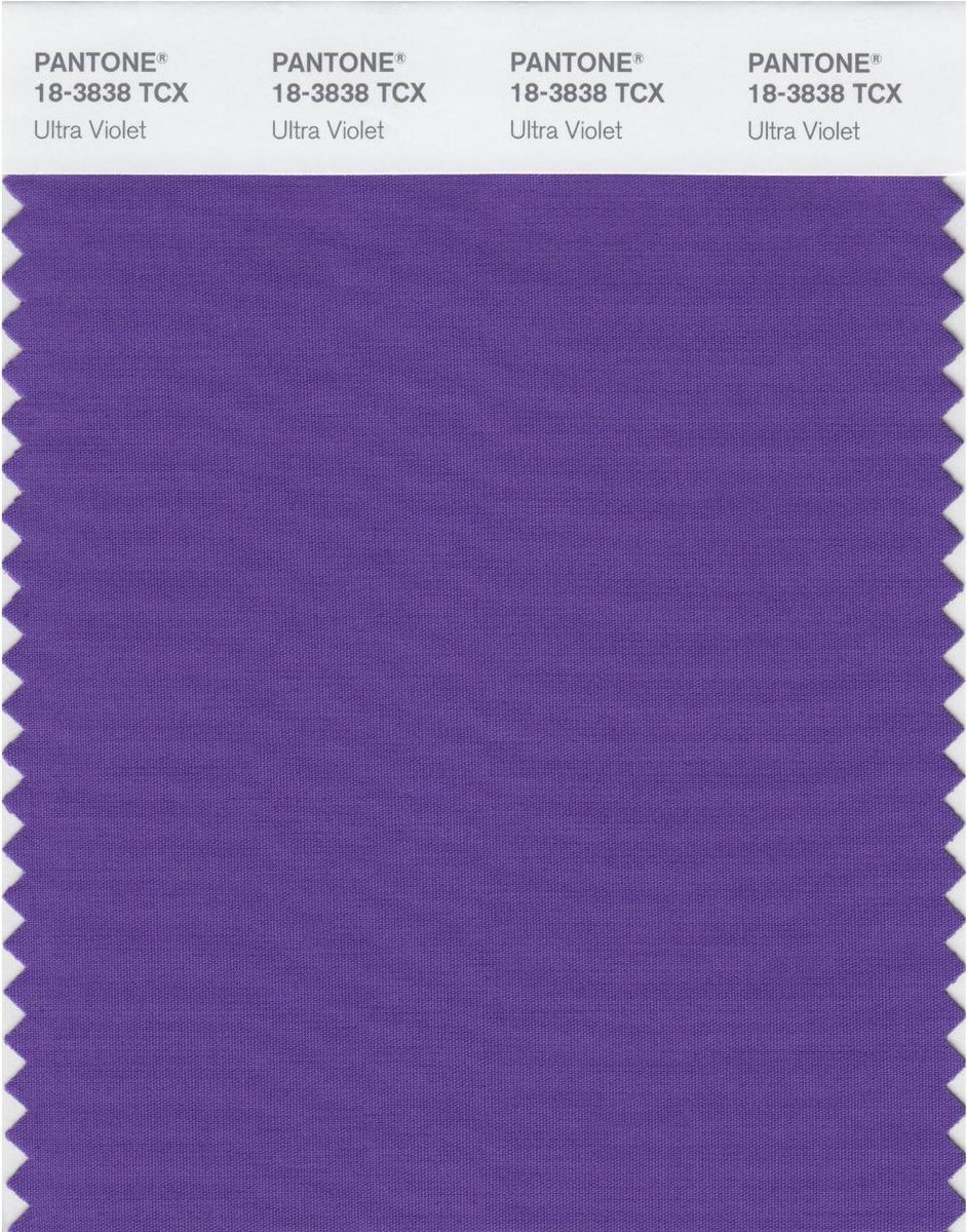 Colorado Rockies on X: We tweak our purple in 2017, @pantone names “Ultra  Violet” (PANTONE 18-3838) 2018 Color of the Year. Coincidence? Either way,  this is good. 💜  / X