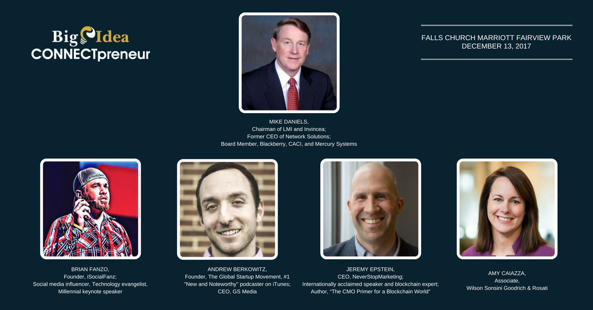 EXCLUSIVE OFFER - First time attendees use code "LORE" for 40% off our Winter Forum on Dec. 13. We have a great line-up of #Blockchain and #Cryptocurrency experts including <a href="/iSocialFanz/">Fanzo</a> <a href="/jer979/">Jer979 🇺🇲🇮🇱🇱🇹🇵🇹 ₿</a> <a href="/TheWitzCarlton/">Andrew Berkowitz 🌐</a>. Register here: bit.ly/2A7sYsu #DMV #Networking