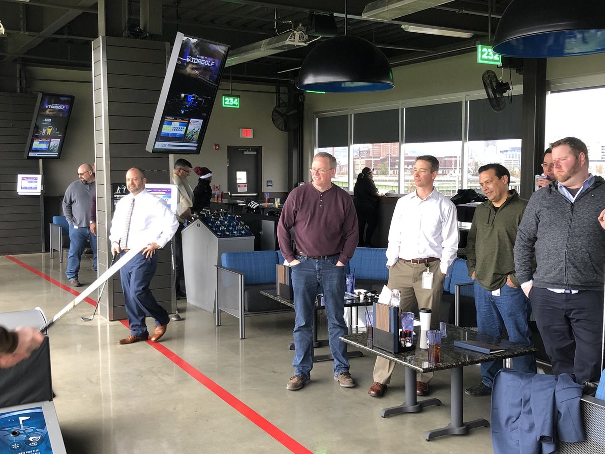 SimAlabama's tweet photo. Big thanks goes out to @GuidePointSec for sponsoring a fun lunch-n-learn at @Topgolf Birmingham. https://t.co/COMO1rrEZG
