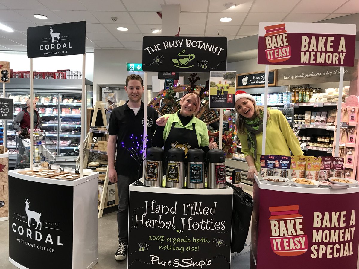 Food Academy rules!!! #foodacademy #supervalu #thenoteatea #cordalgoatscheese #bakeiteasy #thebusybotanist
