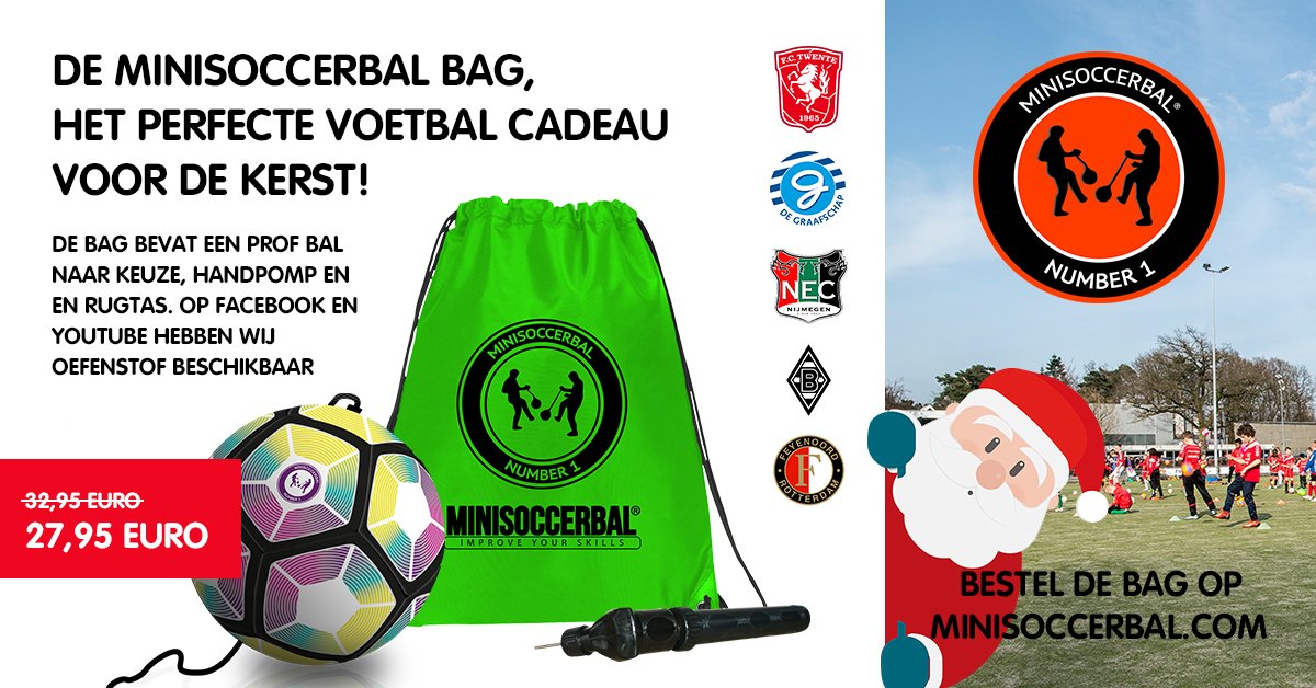 Hét PERFECTE CADEAU voor kerst! Die wil jij toch ook onder de boom hebben? Beste hem op minisoccerbal.com | #minisoccerbal #voetbal #soccerskills #kerst #cadeau