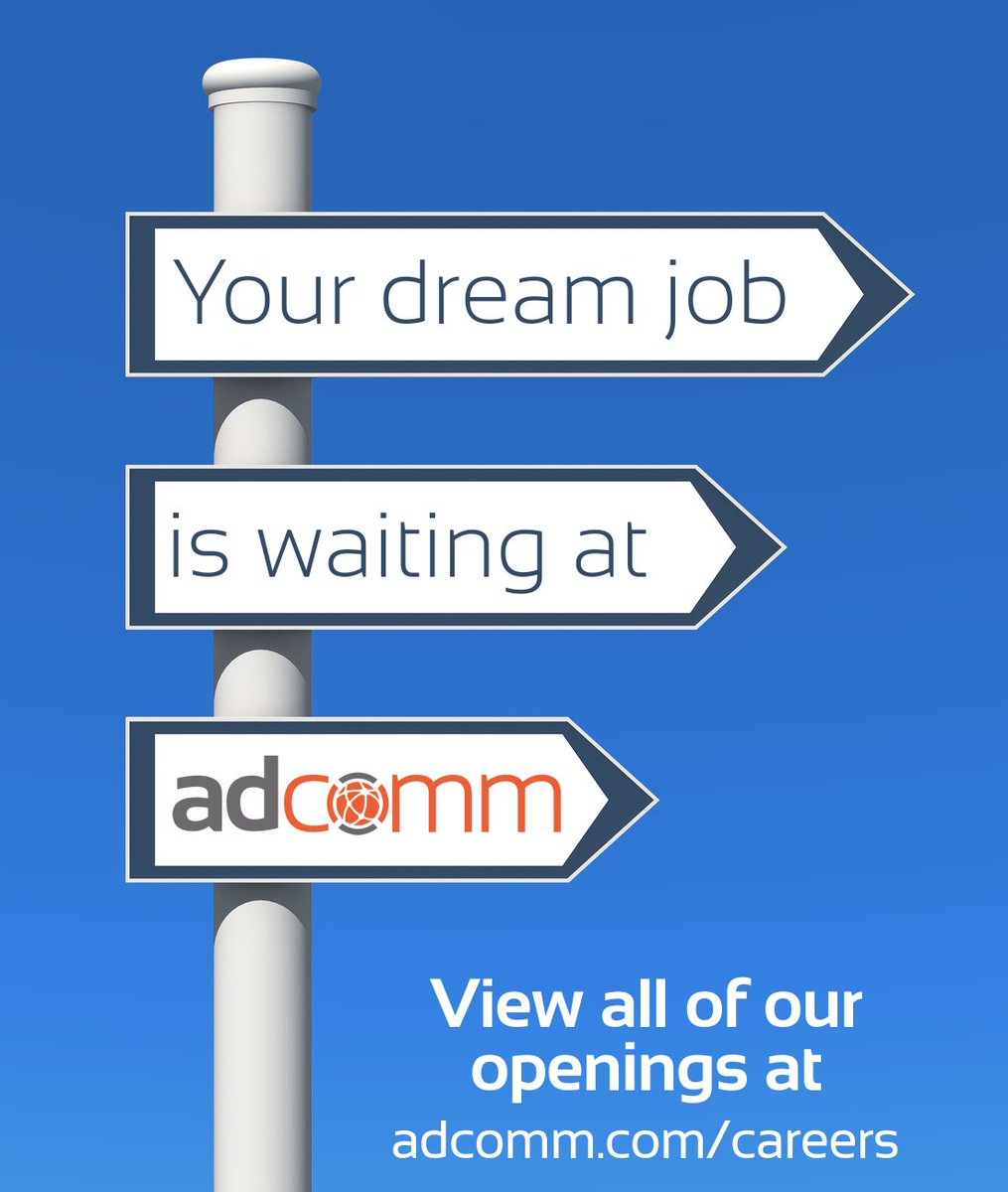 AdcommInc's tweet image. Don&apos;t get lost on your journey to success! Apply now at Adcomm.com/careers!