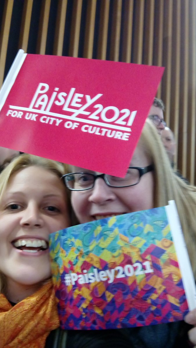good energy &amp;vibes here in #paisley #Paisley2021 @Paisley2021 <a href="/DCMS/">Department for Culture, Media and Sport</a>