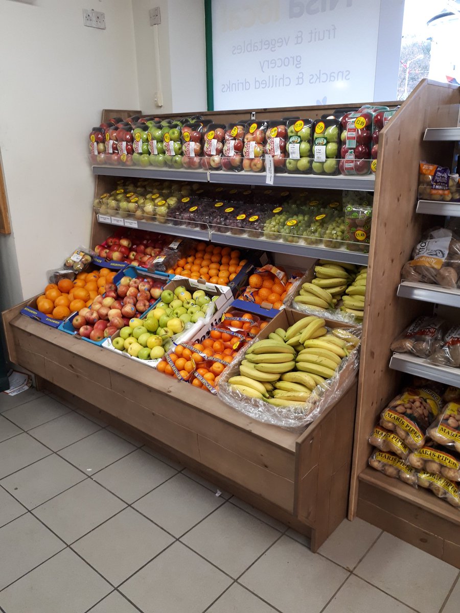 3fitout's tweet photo. A recent fruit and veg we done for a customer with new gables and cladded exsisting deck to make this display up to date #3fitout https://t.co/CdkP3F7lFD