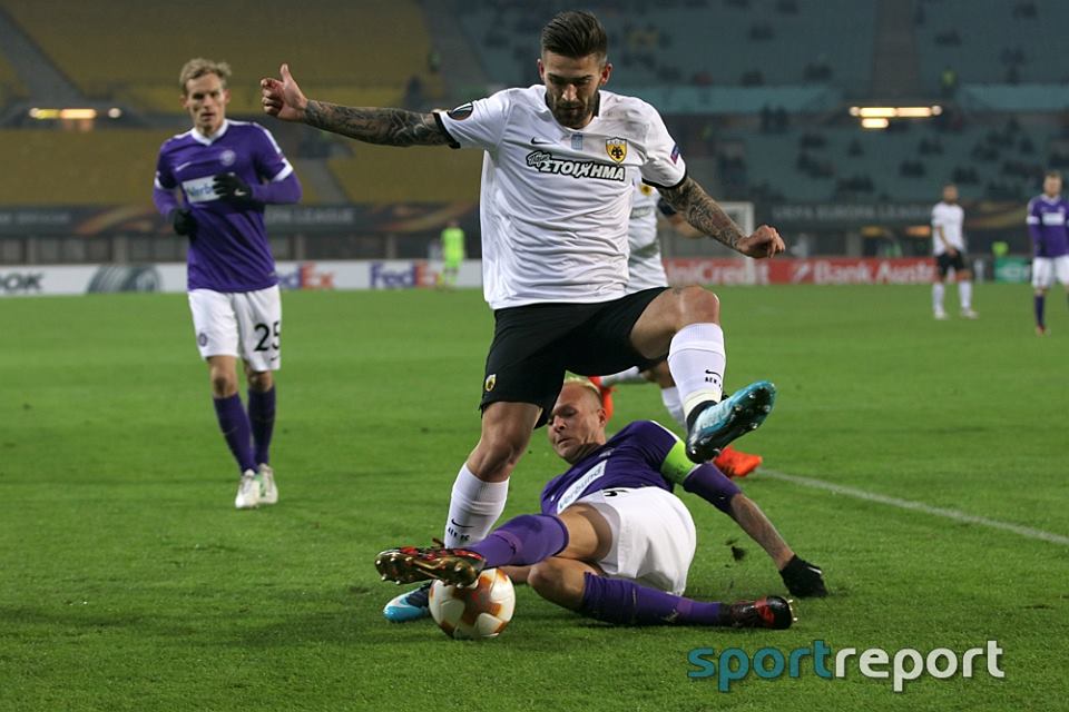 Nullnummer war zu wenig - Austria Wien verpasst gegen AEK Athen den Aufstieg in der Europa League - Bild © Sportreport Fußball, Europa League, UEFA Europa League, Ernst-Happel Stadion, Austria Wien, AEK Athen, Austria Wien vs. AEK Athen