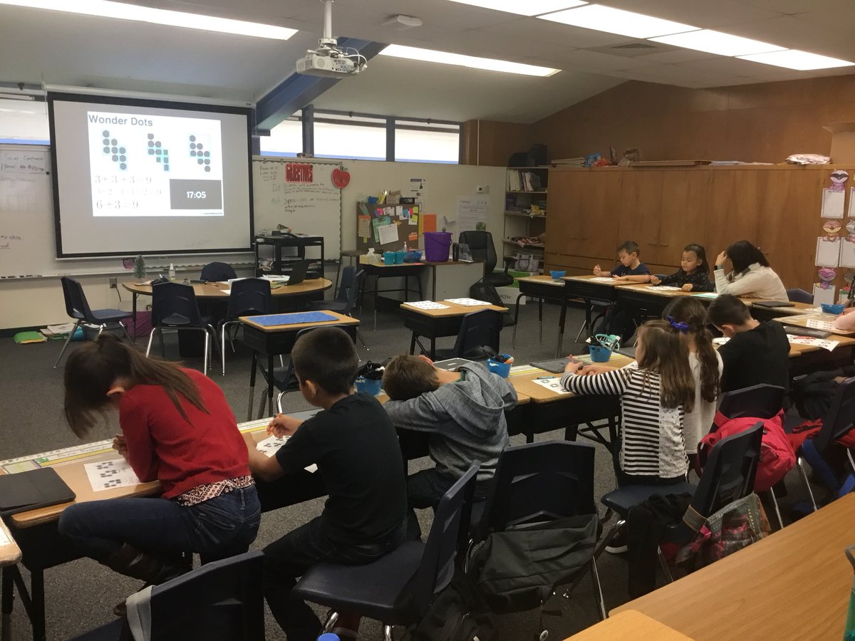Thank you for coming in and showing Wonder Dots to my class! @mathkaveli @Monica_C_6th_gr