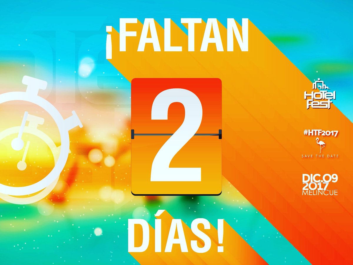 Hotelfest's tweet photo. ÚLTIMAS 1000 ANTICIPADAS EN VENTA!!!!!!!!
Hasta el sabado podes adquirirlas. https://t.co/vYKCgAkcNY