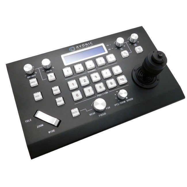 globalAVnetwork's tweet photo. New @Avonic1 AV-CON300 #PTZcontroller Now Shipping! Controls up to 5 cameras, 255 presets, RS232/485, supports Visca, Pelco-D & Pelco-P protocols... #AVTweeps #PTZcameras #ProAV https://t.co/FDPVJ1dWlg
