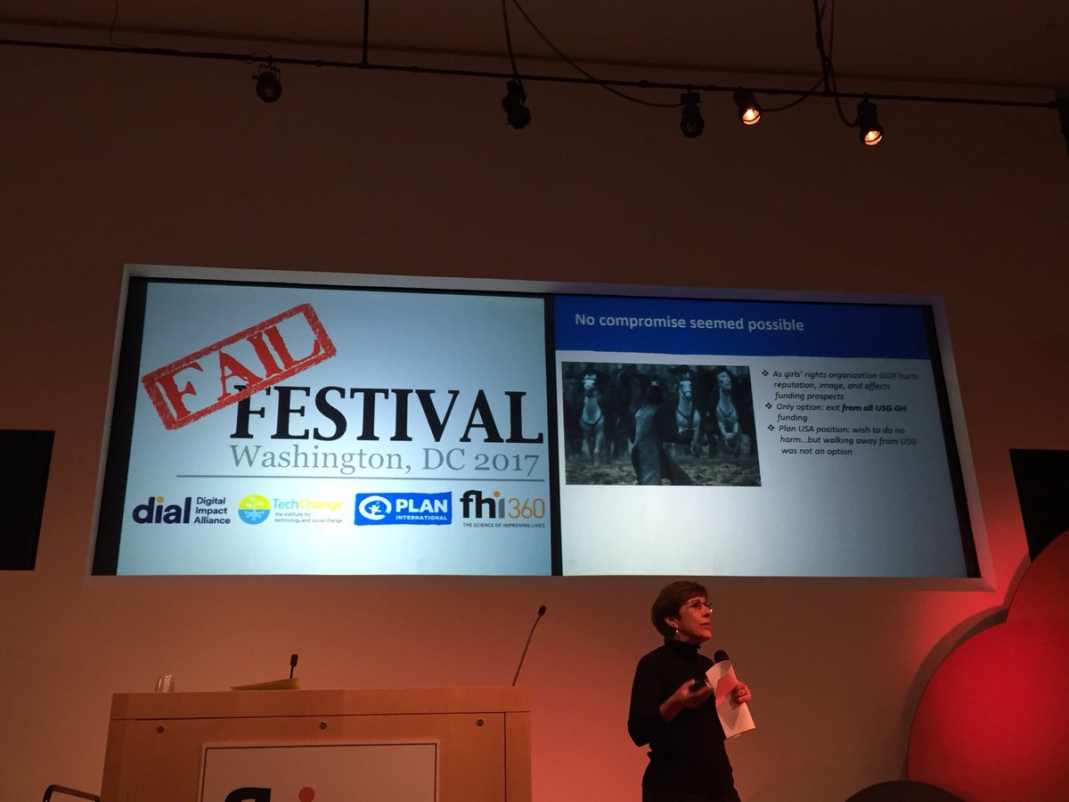 F_Macaulay's tweet photo. Wise words about failure from @Tessie_Plan at #FailFestival: Leadership matters; when there are inadequate mechanisms to resolve conflict, get off email and talk. https://t.co/6vGTb1pKMe