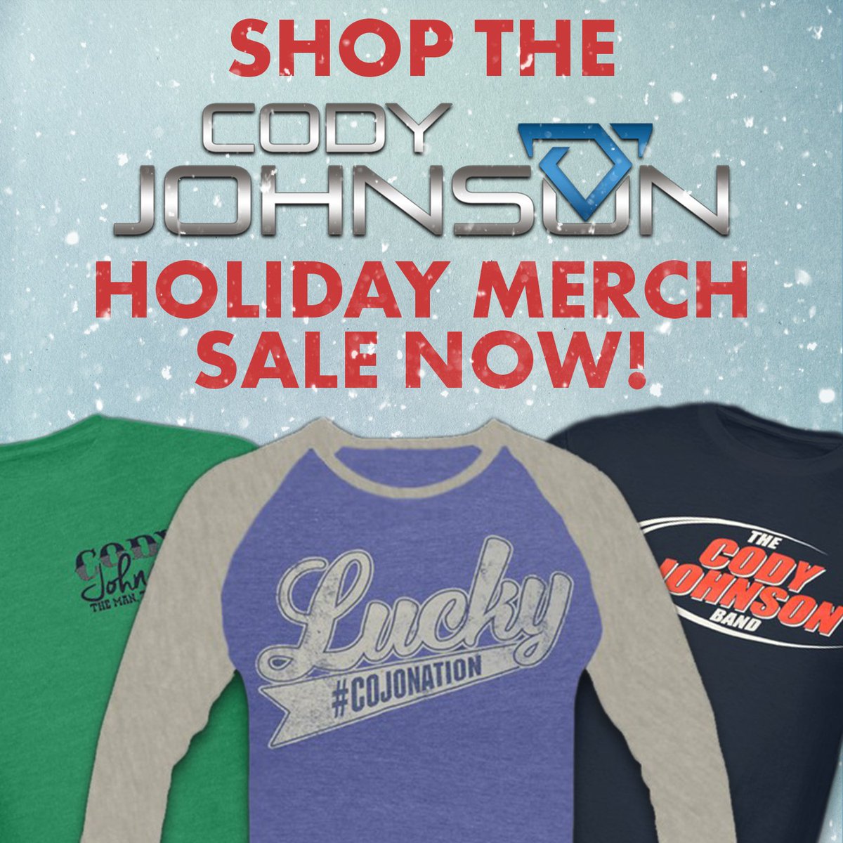 codyjohnson's tweet image. #CoJoNation! We’re having a holiday merch sale, head over and shop now here: cojo.us/store