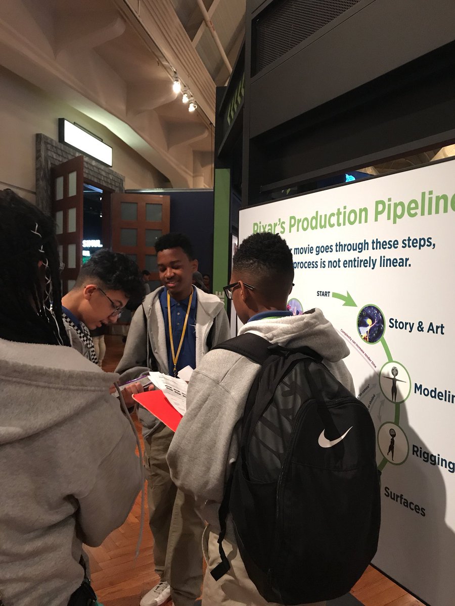 hfa_dearborn's tweet photo. Advantages of having school inside @thehenryford. Every student gets to visit the Pixar exhibit. #stem #activelearning #reallifelearning https://t.co/4qEzeaddwM