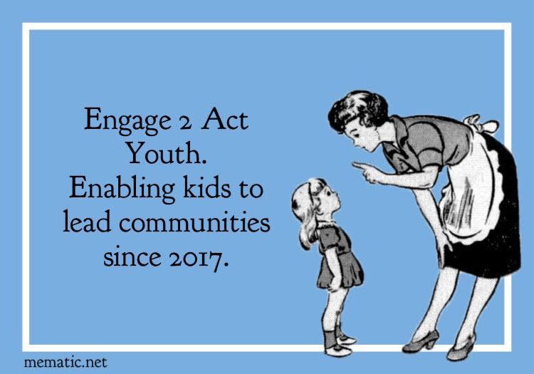 Engage2Act's tweet photo. Engage 2 Act Youth, Established 2017. Working with @thefieldtripp and their youth leaders we know that 2018 is going to be huge! They're the voice. #kidference https://t.co/up3Gfoz61u