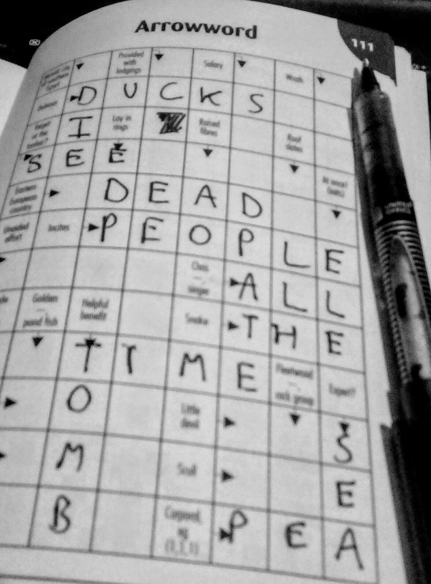 danseofdeath's tweet image. #day4 of 7 of our#7days7photos challenge. This one&apos;s a bit...puzzling...#messagefrombeyond #crypt-ic #crossword