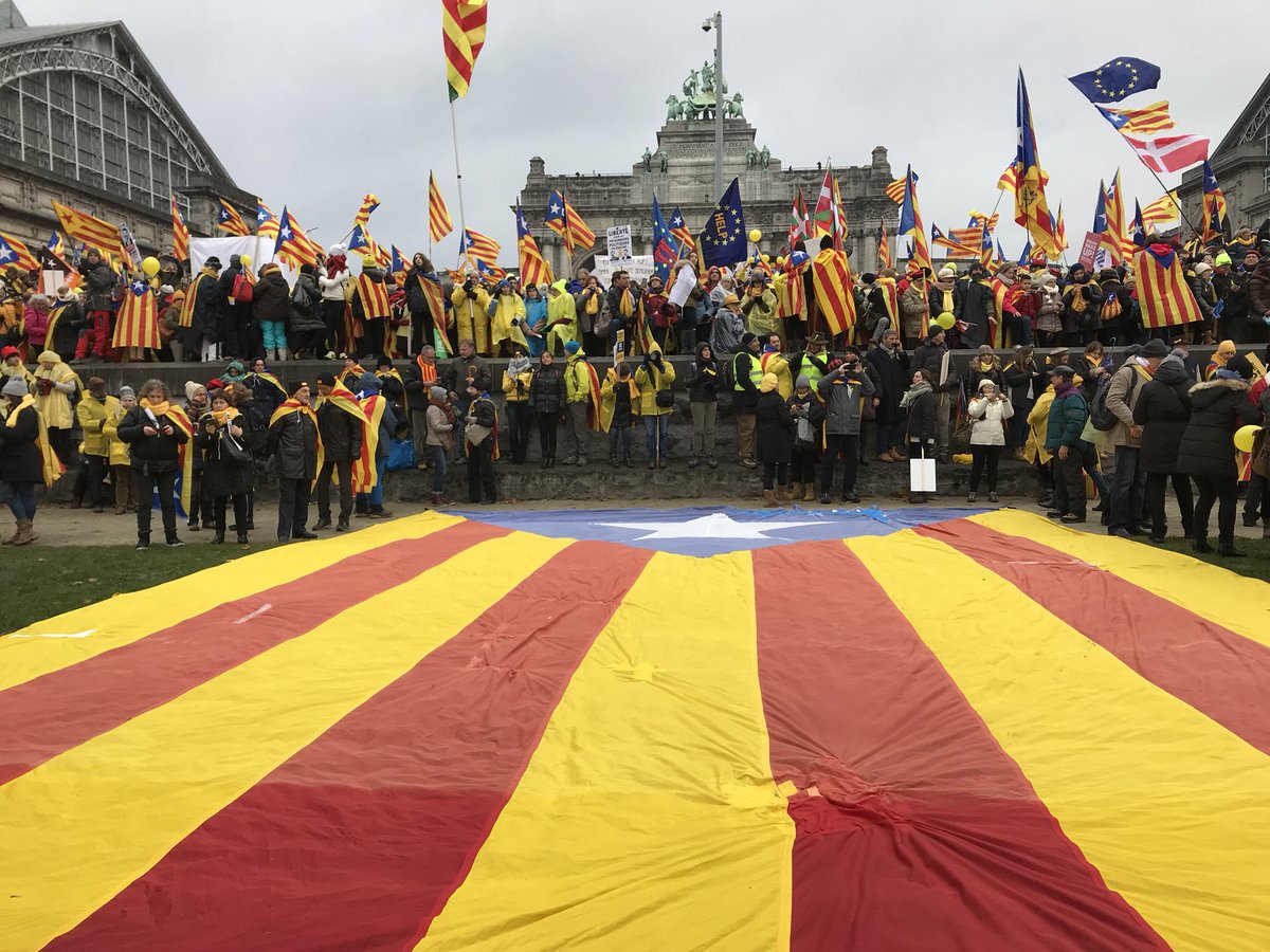Noe_0508's tweet photo. Brutal el dia a Brussel.les, manifestació al matí i tarda de turisme amb molta part del país aquí. #OmplimBruselles #catalans #manifestacio #presidentdecatalunya #elmeupais https://t.co/WO0TbbwPcU
