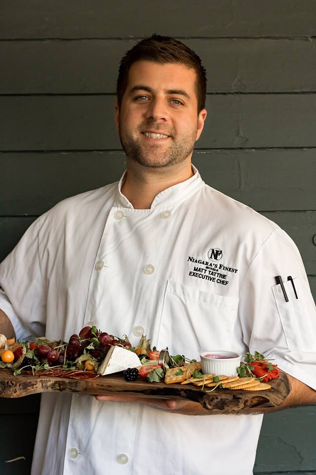 NiagarasFinest's tweet photo. Chef Matt from #ZeesGrill hopes you'll come in and try the new cheese board. New seasonal menu available here: https://t.co/aaXS0jDJqY #NOTL #FoodNiagara #LoveLocalFood https://t.co/Q3yZAqsA1J