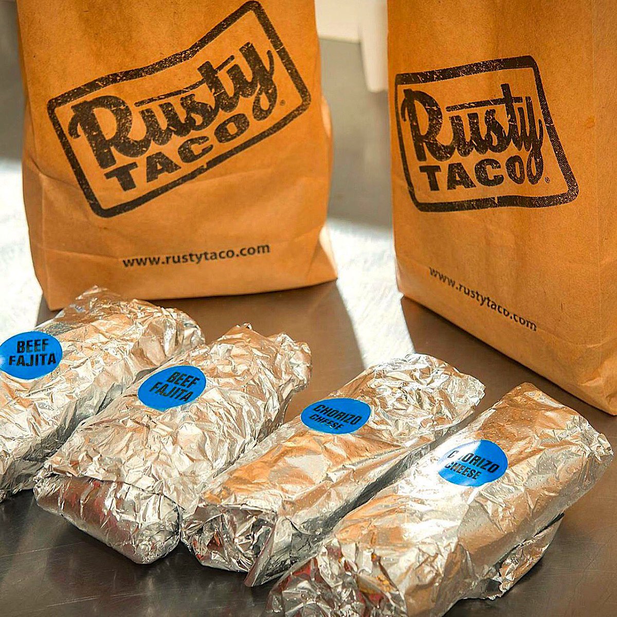 RustyTacoHurst's tweet photo. Be the office hero...bring in TACOS! #rustytogo #officeparties #lunchtacos #breakfasttacos #tacostoyou https://t.co/B8xUPJPUH5