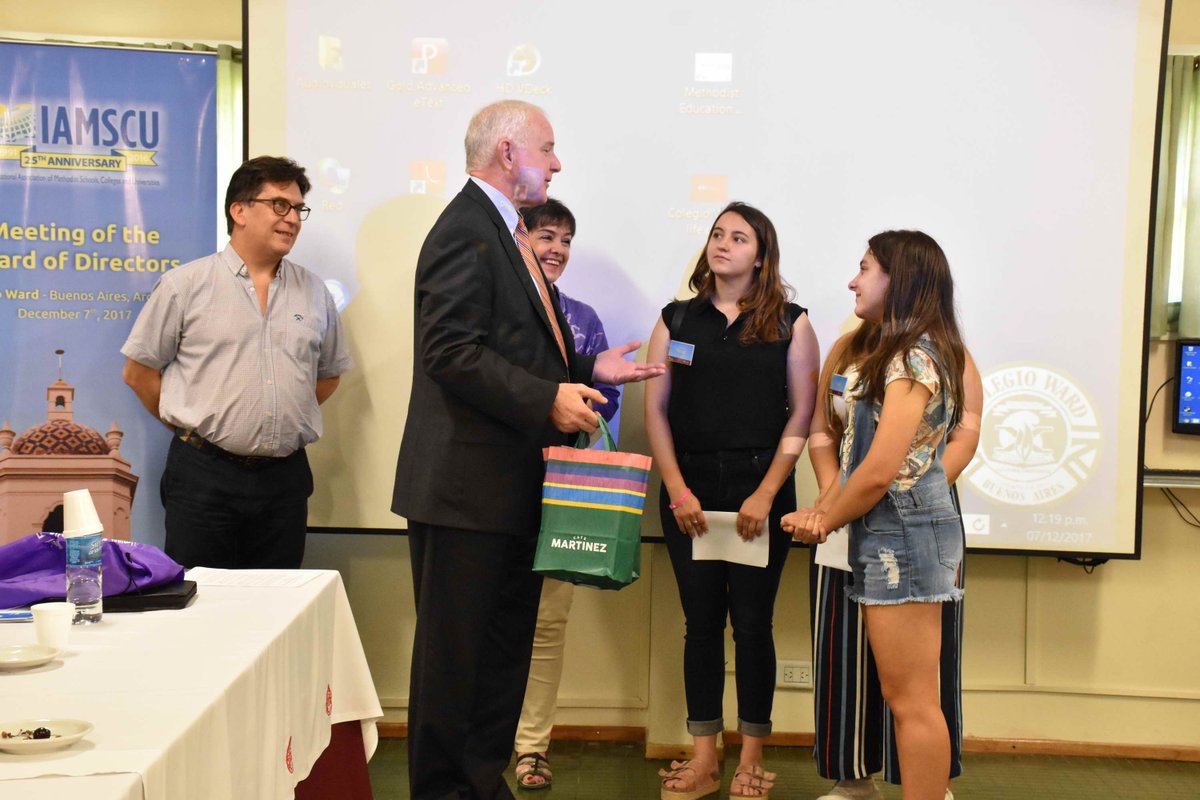 ColegioWard's tweet photo. Some images of IAMSCU's Board of Director's visit today. #MethodistEducation Thank you for coming! https://t.co/4HdrUjSslt