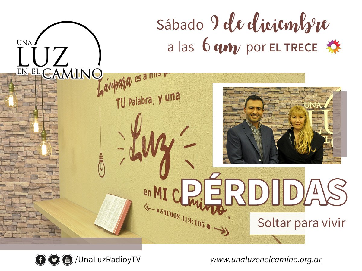 #Mañana desde las 6am no te pierdas otro capítulo de @UnaLuzRadioyTv por <a href="/eltreceoficial/">eltrece</a> El tema será las #Pérdidas