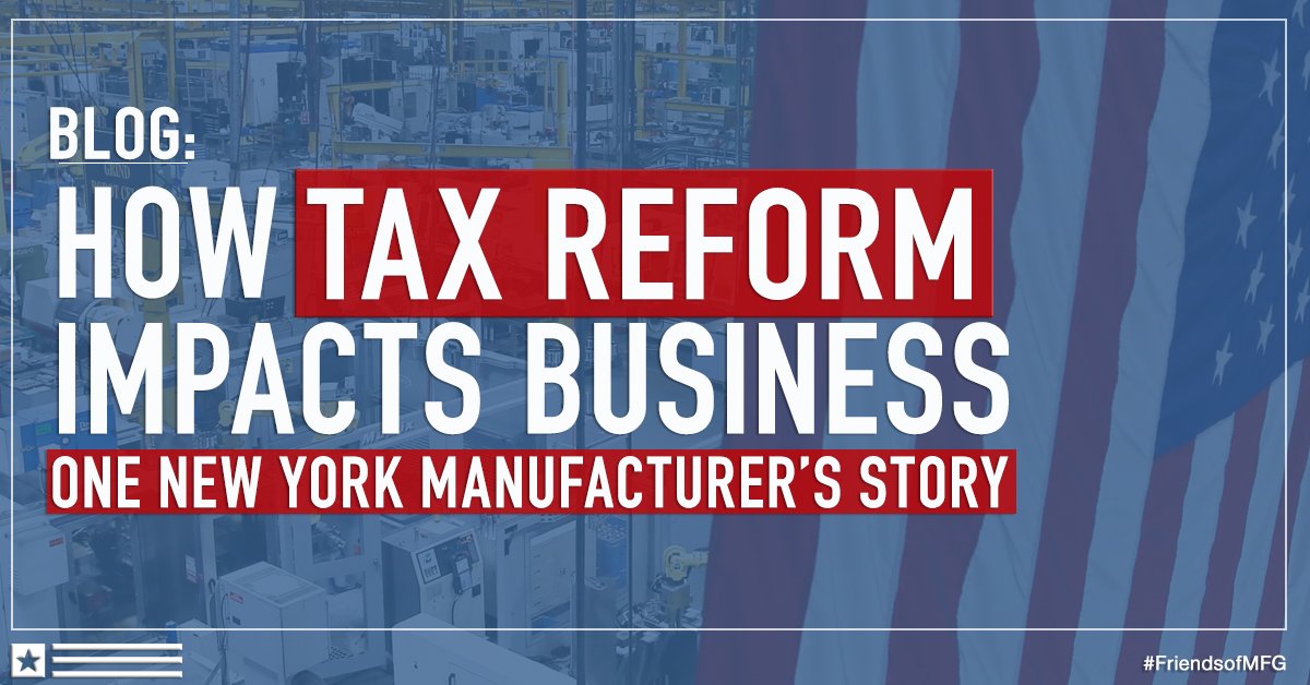 MFGUnited's tweet photo. NEW BLOG: New York manufacturer #Infitec, Inc. thinks #TaxReform is good for #manufactureres and #MFG workers. #MFGForTaxReform https://t.co/MaAEIebHfC https://t.co/rESovRL8Cc