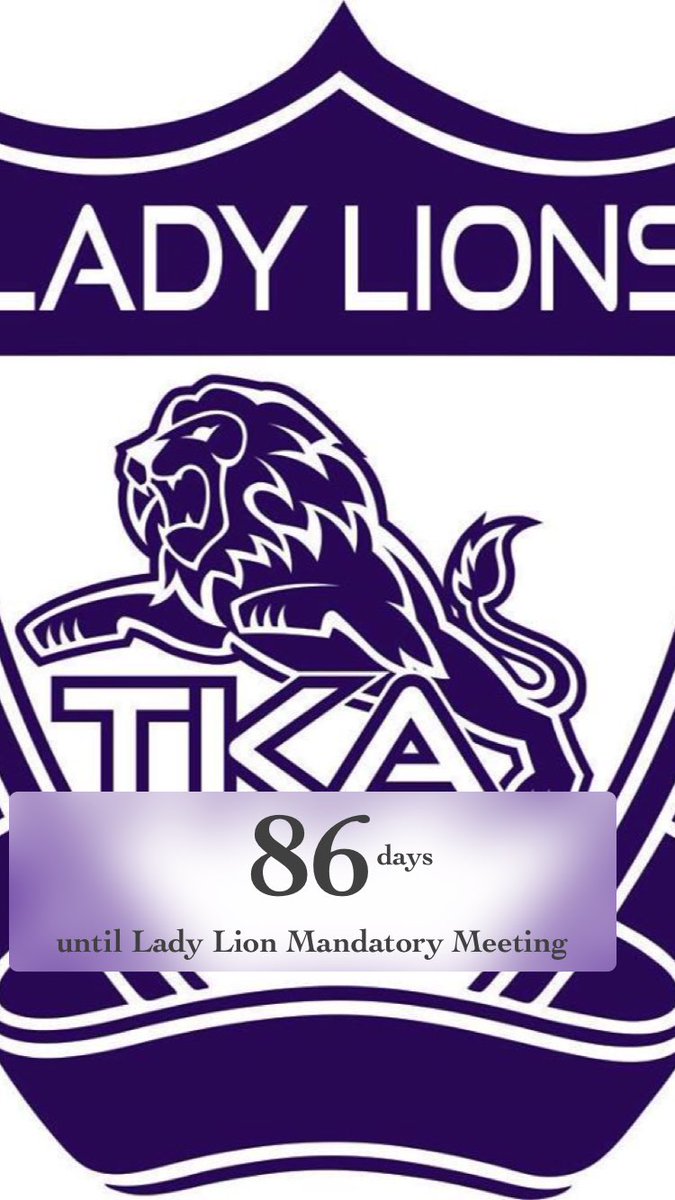 TKALionesses's tweet photo. We are 85 days from the start of our season! #RAMPED #ROOTEDTORISE https://t.co/RVNLbPgXyW