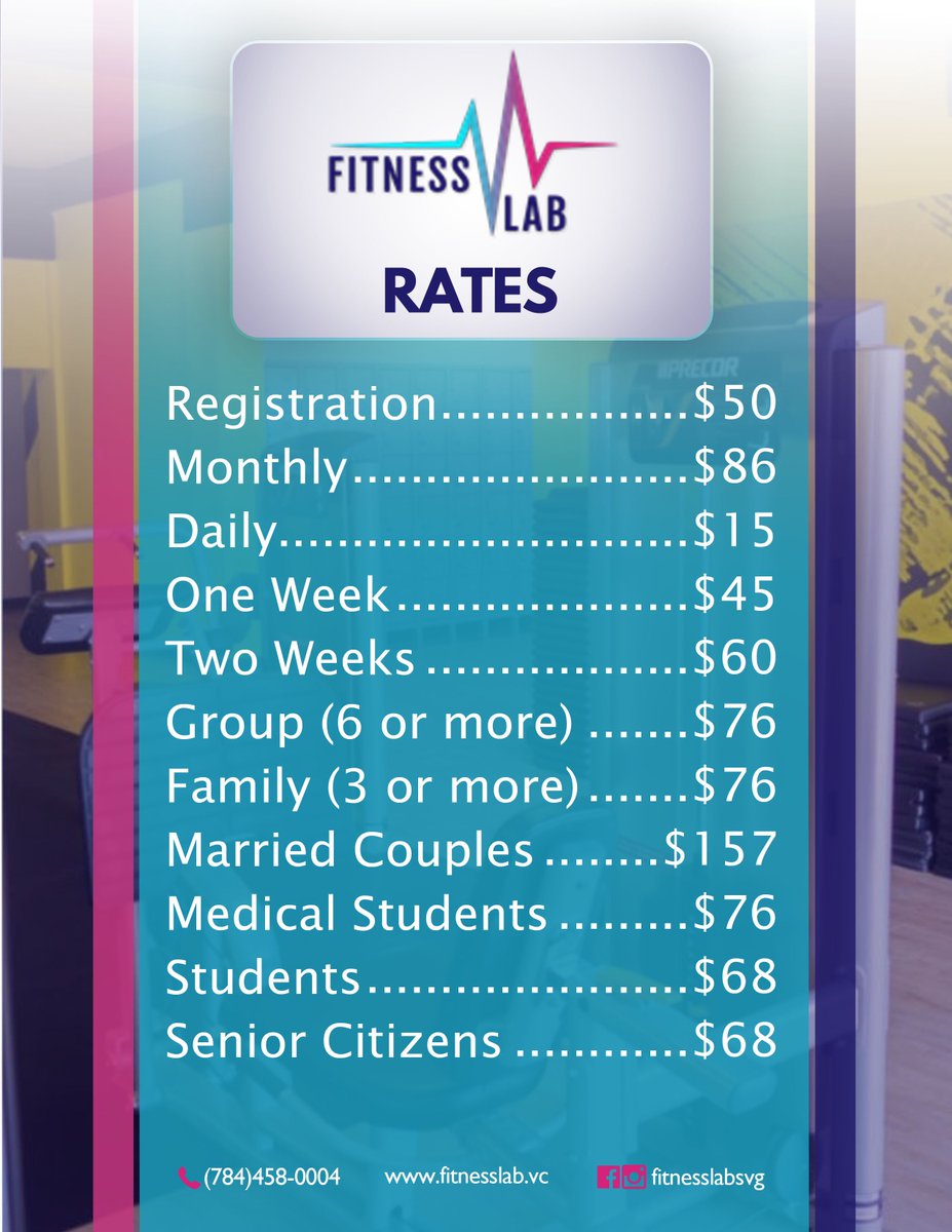 FitnessLabSVG's tweet photo. Packages customized with you in mind, join us today. https://t.co/pXUu5ze5r9