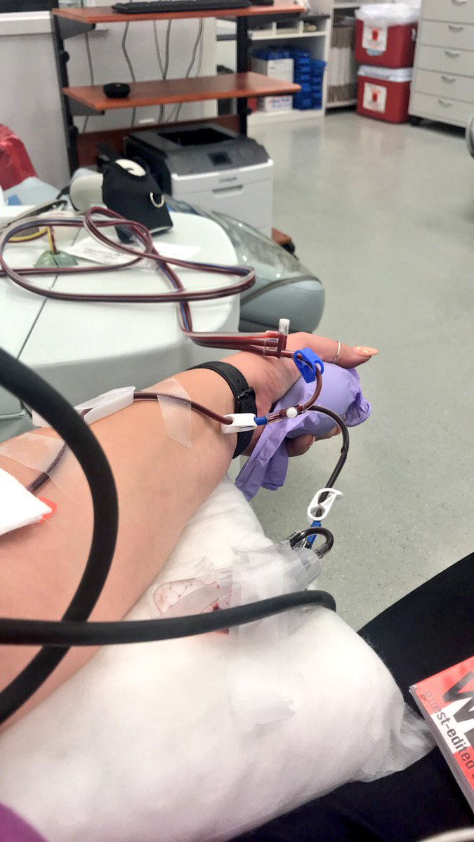 GirlPowerCPR's tweet photo. From start ➡️ finish, it takes about 2hrs to donate platelets. Your donation will be used within 5 days at a local hospital and you can donate every 8 days 

There’s always cookies at the end! https://t.co/xivo4Xuijz