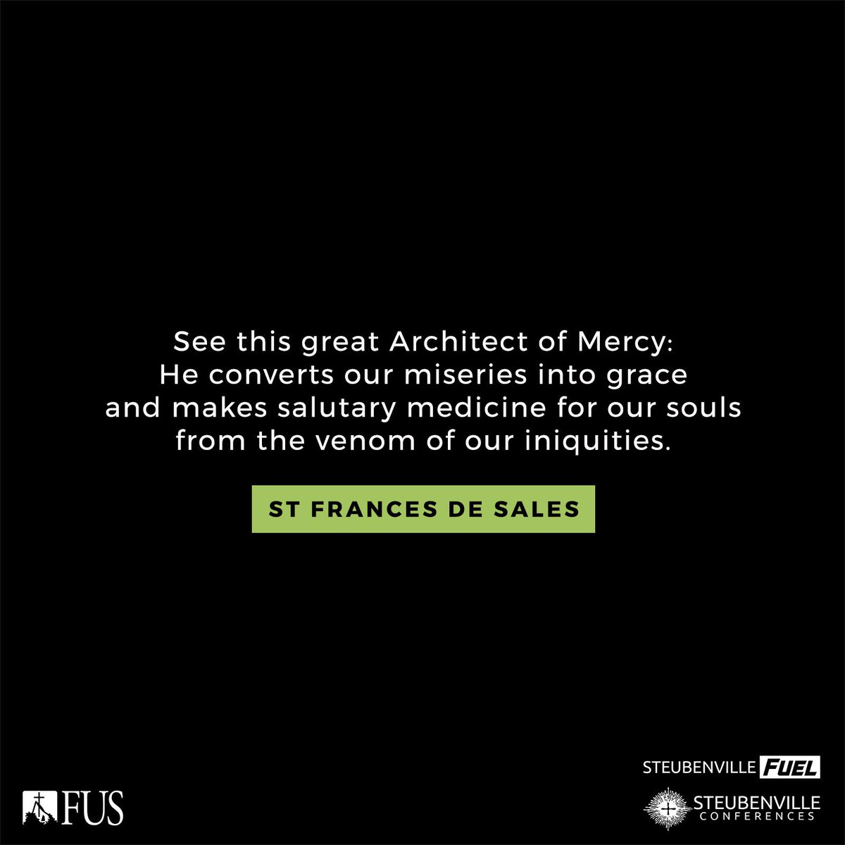 go2steubenville's tweet image. God desires to grant mercy to each of us, no matter our sins. He can also make good things come from any situation. Ask for mercy through Confession and trust that God will make all things good out of His great love. #dailyeSpiration