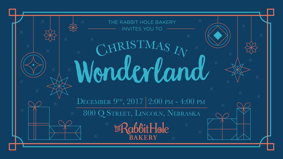 TheRabbitHoleNE's tweet photo. We're baking up the holiday magic on Saturday with #Christmas in Wonderland! Hit Facebook for more info and let us know if you can make it: https://t.co/SEoX9j43G6 #LNK #Bakery https://t.co/IOTJRbst5y